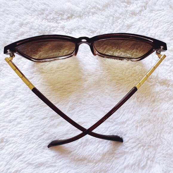Joanne Clear Brown Square Sunglasses - Picture 12 of 14